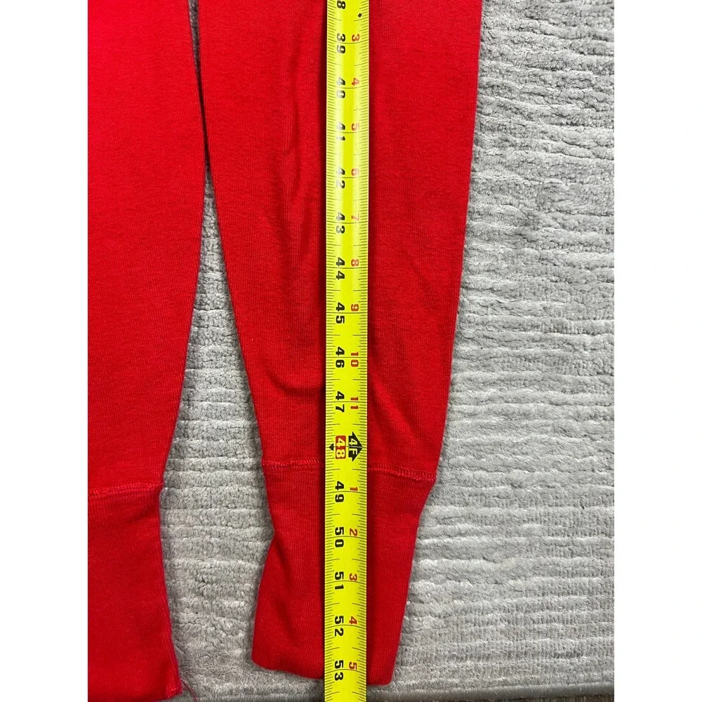 Unbranded Union Suit Mens M Red Thermal Long John One Piece Button Front Flap